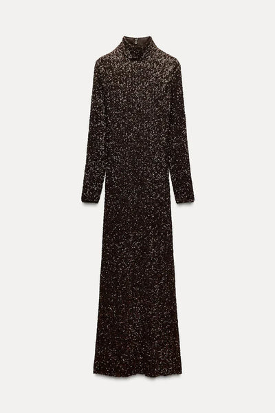 Long Sequinned Dress