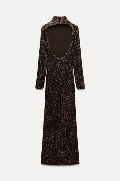 Long Sequinned Dress