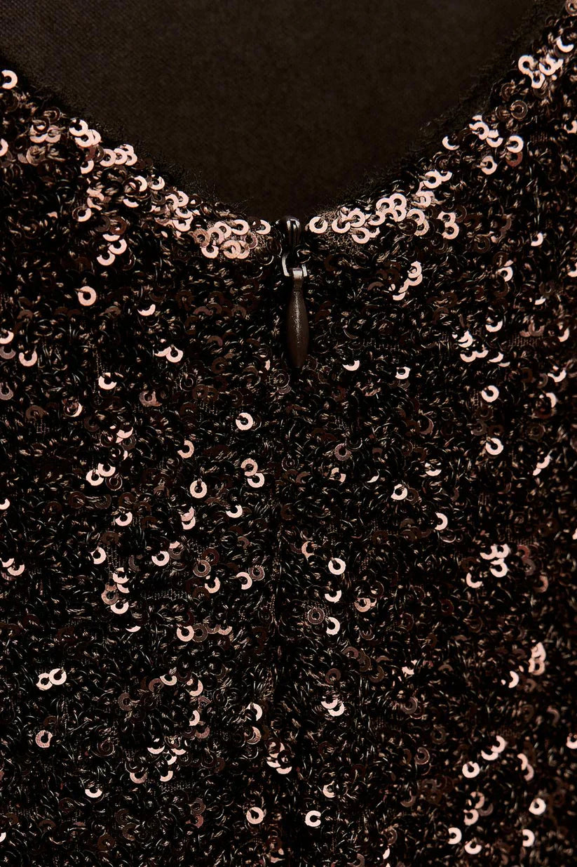 Long Sequinned Dress