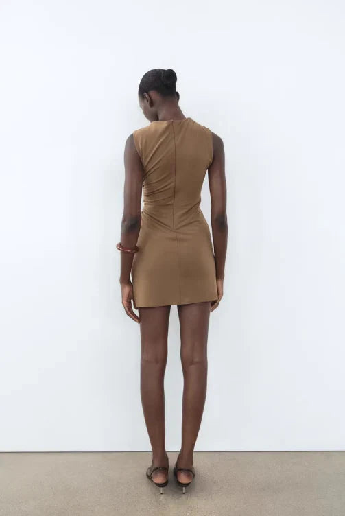 Draped Short Dress