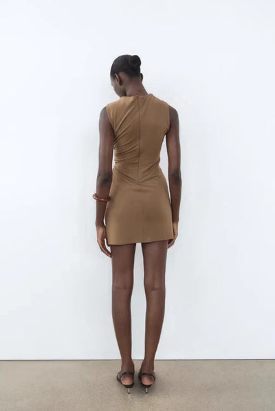Draped Short Dress